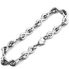 ***COI Titanium Infinity Bracelet With Steel Clasp(Length: 8.66 inches)-01594BB