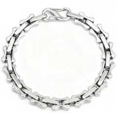***COI Titanium Bracelet With Steel Clasp(Length: 8.27 inches)-01595BB