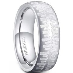 ***COI Titanium Tire Tread Ring-01964BB