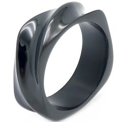 ****COI Titanium Black/Gold Tone/Silver Ring-02210BB