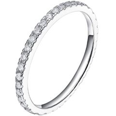 **COI Titanium Ring With Cubic Zirconia-7216AA