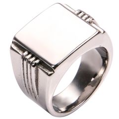 **COI Titanium Signet Ring-8045BB