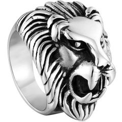 **COI Titanium Lion Ring-8046BB