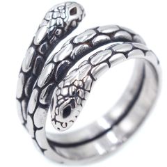 **COI Titanium Snake Ring-8255BB