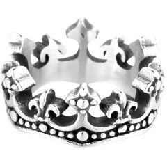 **COI Titanium Crown Ring-8357BB