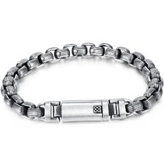 COI Titanium Bracelet With Steel Clasp(Length: 8.66 inches)-8518BB