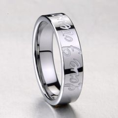 COI Titanium Ring With Ceramic-1589(#Size 6/7/12.5)