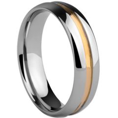 COI Titanium Wedding Band Ring-1814(Size US7.5/11.5)