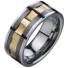 COI Titanium Wedding Band Ring - 1840(Size US9.5)