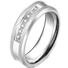 COI Titanium Ring - 2125(Size:US8.5)