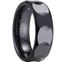 COI Black Titanium Ring - 1249(Size US4.5/9.5)